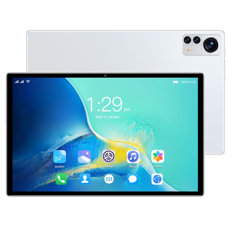 X12 4G LTE Tablet PC, 10.1 inch, 4GB+32GB, Android 8.1 MTK6750 Octa Core, Support Dual SIM, WiFi, Bluetooth, GPS(White) - 10.1 inch by PMC Jewellery | Online Shopping South Africa | PMC Jewellery