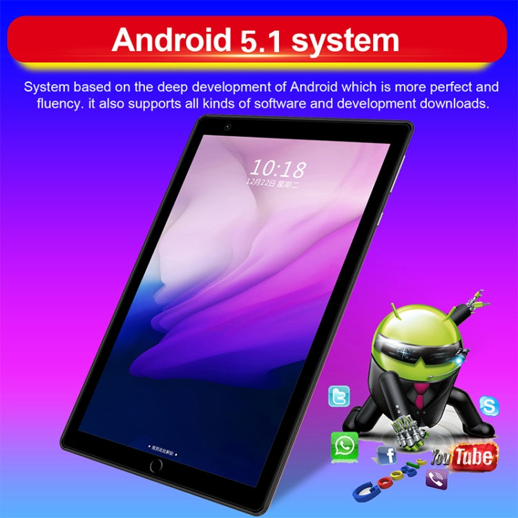 M801 3G Phone Call Tablet PC, 8.0 inch, 1GB+16GB, Android 5.1 MTK6592 Octa Core 1.6GHz, Dual SIM, Support GPS, OTG, WiFi, BT (Silver) - 7.0-8.0 inch by PMC Jewellery | Online Shopping South Africa | PMC Jewellery