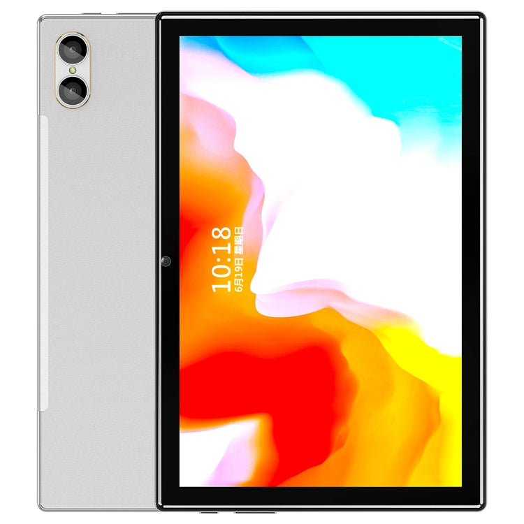 P80 4G Phone Call Tablet PC, 10.1 inch, 4GB+64GB, Android 8.0 MTK6750 Octa Core 1.8GHz, Dual SIM, Support GPS, OTG, WiFi, BT (Silver) - 10.1 inch by PMC Jewellery | Online Shopping South Africa | PMC Jewellery