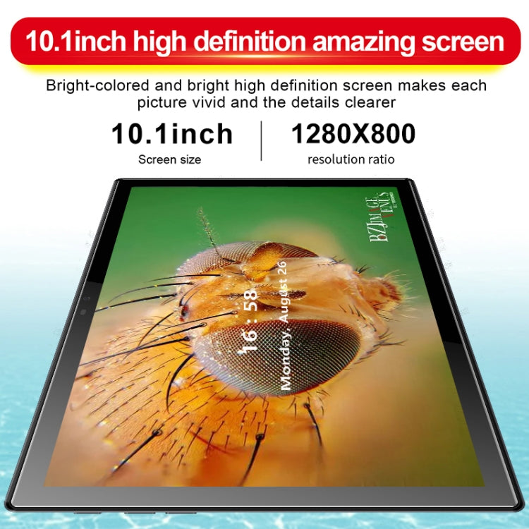 G18 4G Phone Call Tablet PC, 10.1 inch, 4GB+128GB, Android 8.0 MTK6797 Deca Core 2.1GHz, Dual SIM, Support GPS, OTG, WiFi, BT (Gold) - 10.1 inch by PMC Jewellery | Online Shopping South Africa | PMC Jewellery