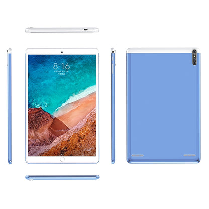 P30 3G Phone Call Tablet PC, 10.1 inch, 2GB+16GB, Android 7.0 MTK6735 Quad-core Cortex-A53 1.3GHz, Support WiFi / Bluetooth / GPS, UK Plug(Blue) - 10.1 inch by PMC Jewellery | Online Shopping South Africa | PMC Jewellery