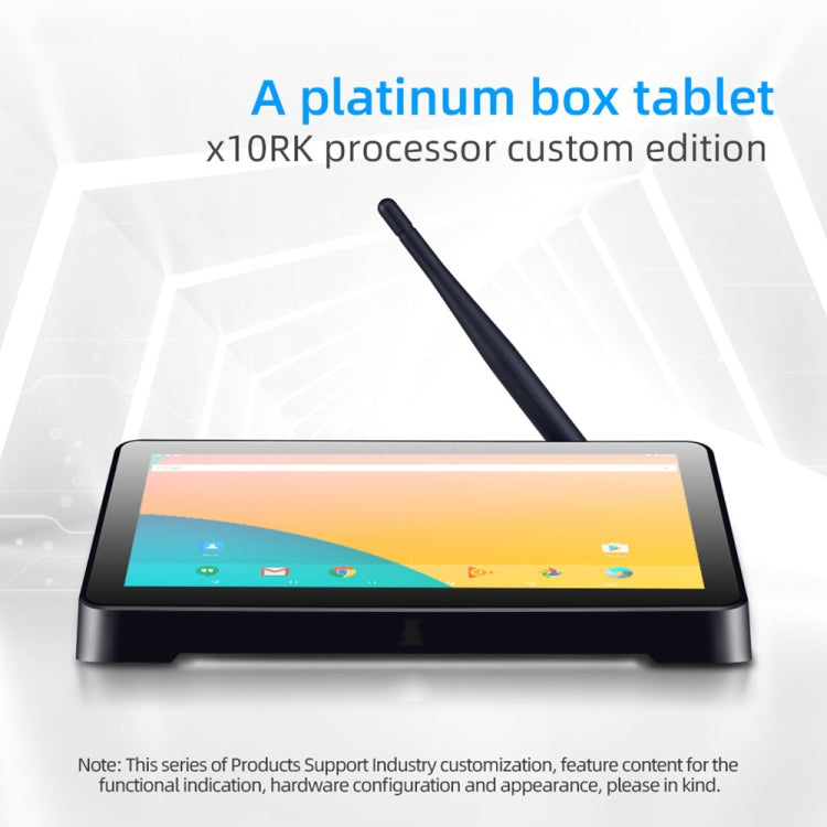 X10RK Mini Tablet PC Box, 10.1 inch, 2GB+32GB, Android 8.1 RK3326 Quad-core Cortex A35 up to 1.5GHz Support WiFi & Bluetooth & TF Card & HDMI & RJ45, US Plug (Black) - All in One PC by PMC Jewellery | Online Shopping South Africa | PMC Jewellery