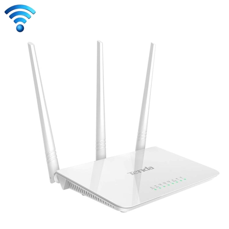 Tenda F3 Wireless 2.4GHz 300Mbps WiFi Router with 3*5dBi External Antennas(White) - Wireless Routers by Tenda | Online Shopping South Africa | PMC Jewellery | Buy Now Pay Later Mobicred