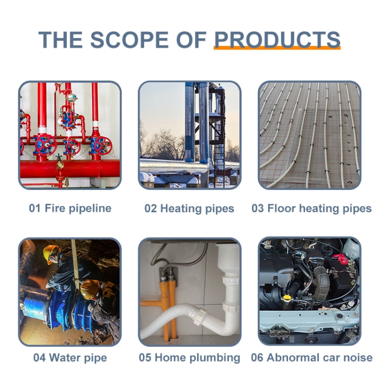 01 High Strength Pipe Leak Listen Detector(Black) - free shipping - PMC TechLife - Order now!