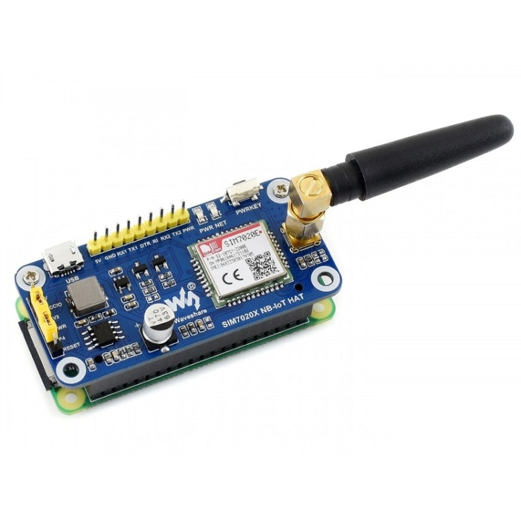 Waveshare NB-IoT HAT for Raspberry Pi, for Europe, Asia, Africa, Australia - free shipping - PMC TechLife - Order now!