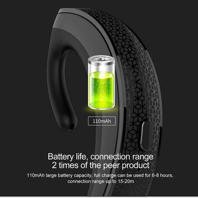 OVEVO Ear-hanging Business Style Wireless Bluetooth Earphone Headset - Bluetooth Earphone by OVEVO | Online Shopping South Africa | PMC TechLife