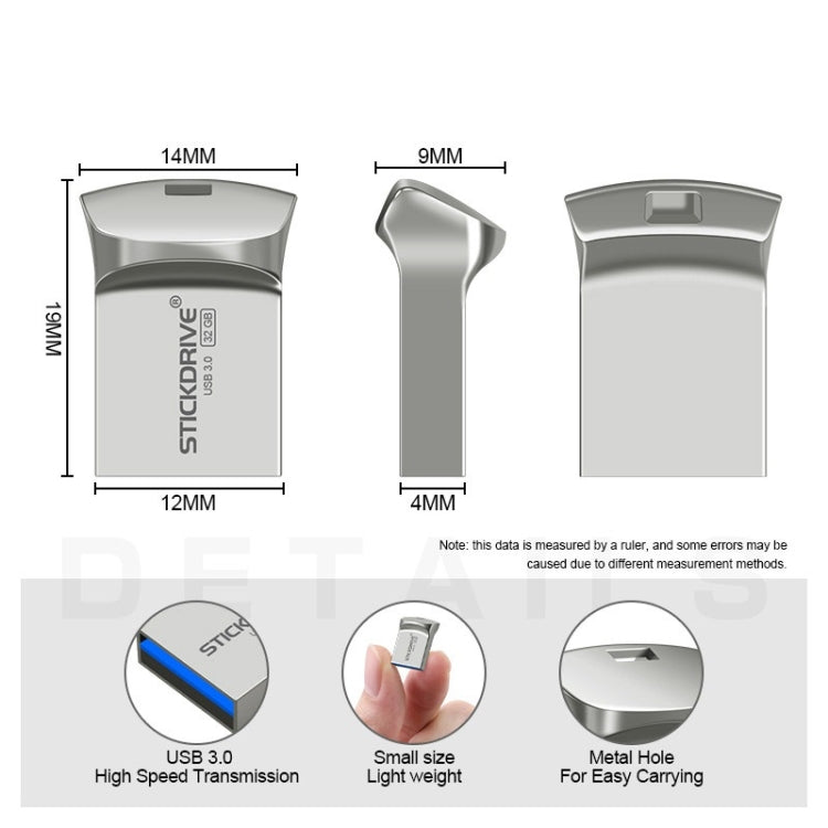 STICKDRIVE 64GB USB 3.0 High Speed Creative Metal U Disk - free shipping - PMC TechLife - Order now!